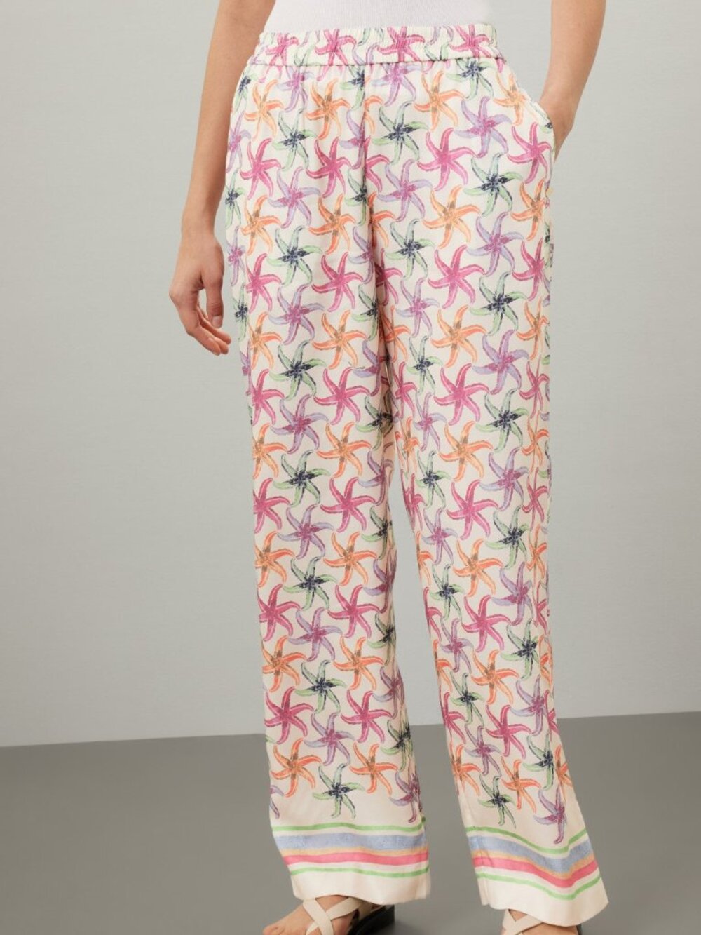 Scotch & Soda Gia Starfish Printed Trousers Size L